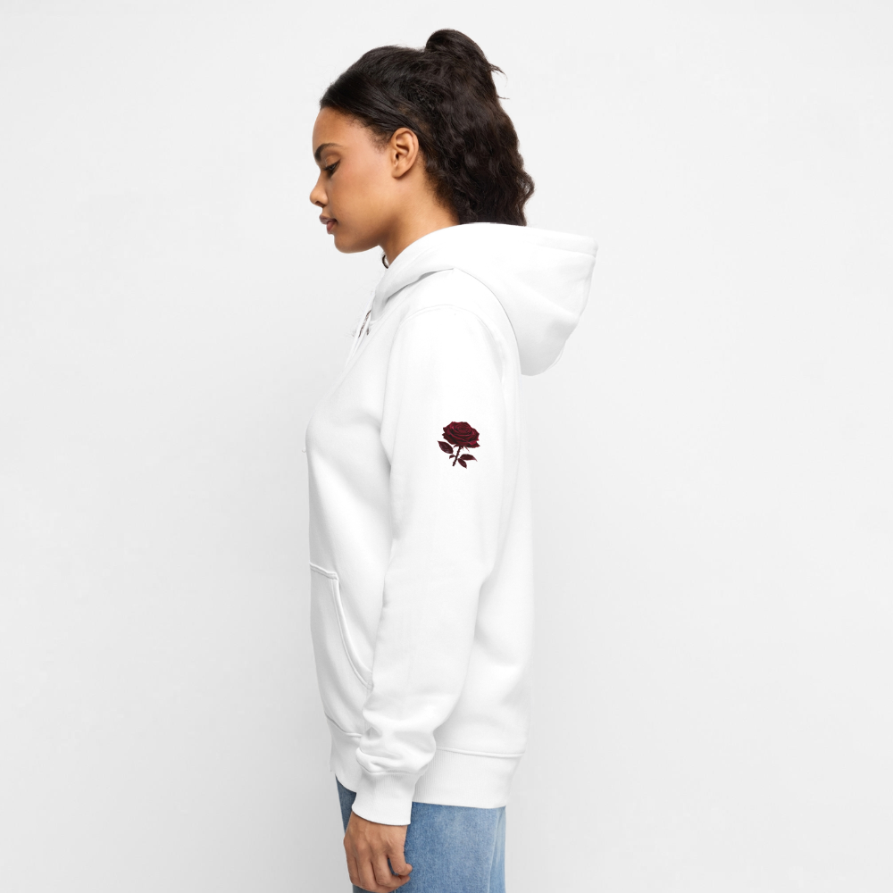 Männer Premium Kapuzenjacke - Weiß