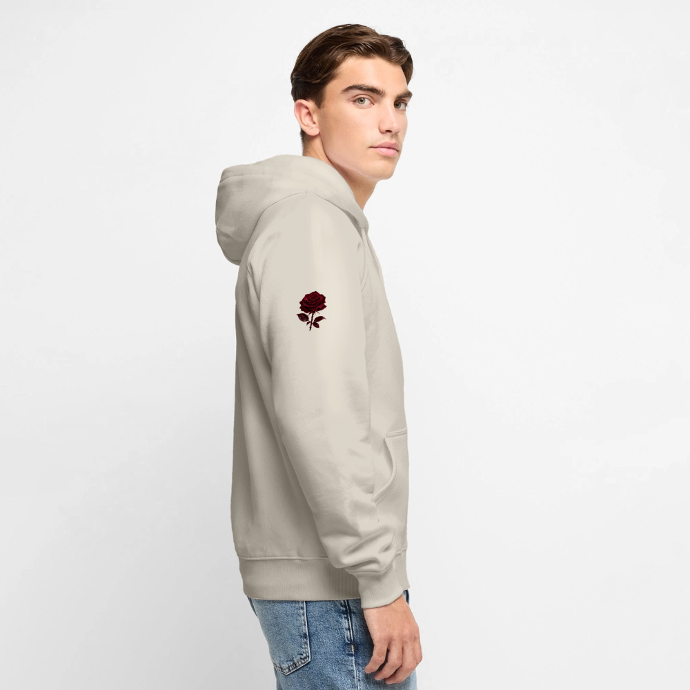 Männer Premium Kapuzenjacke - Beige