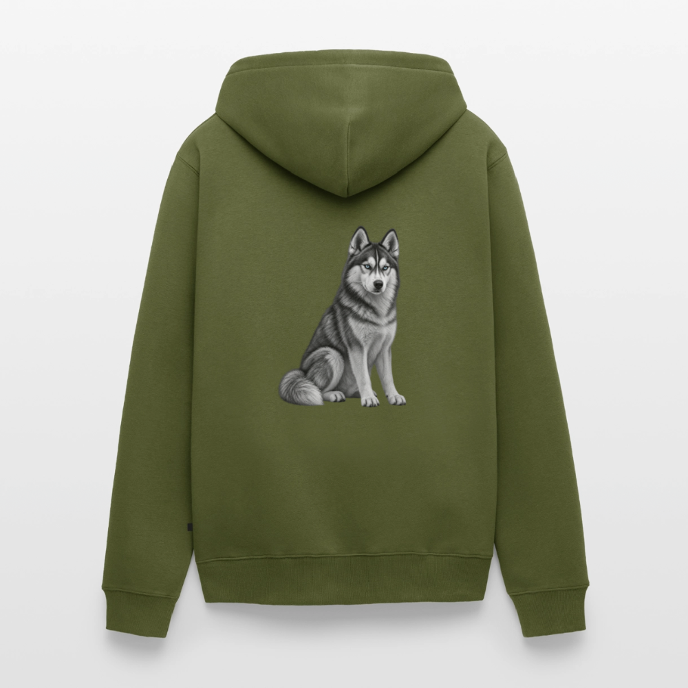 Männer Premium Kapuzenjacke - Khaki