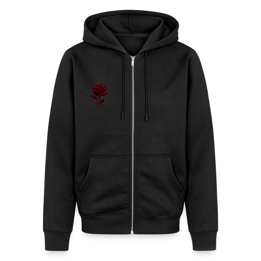 Männer Premium Kapuzenjacke - Schwarz