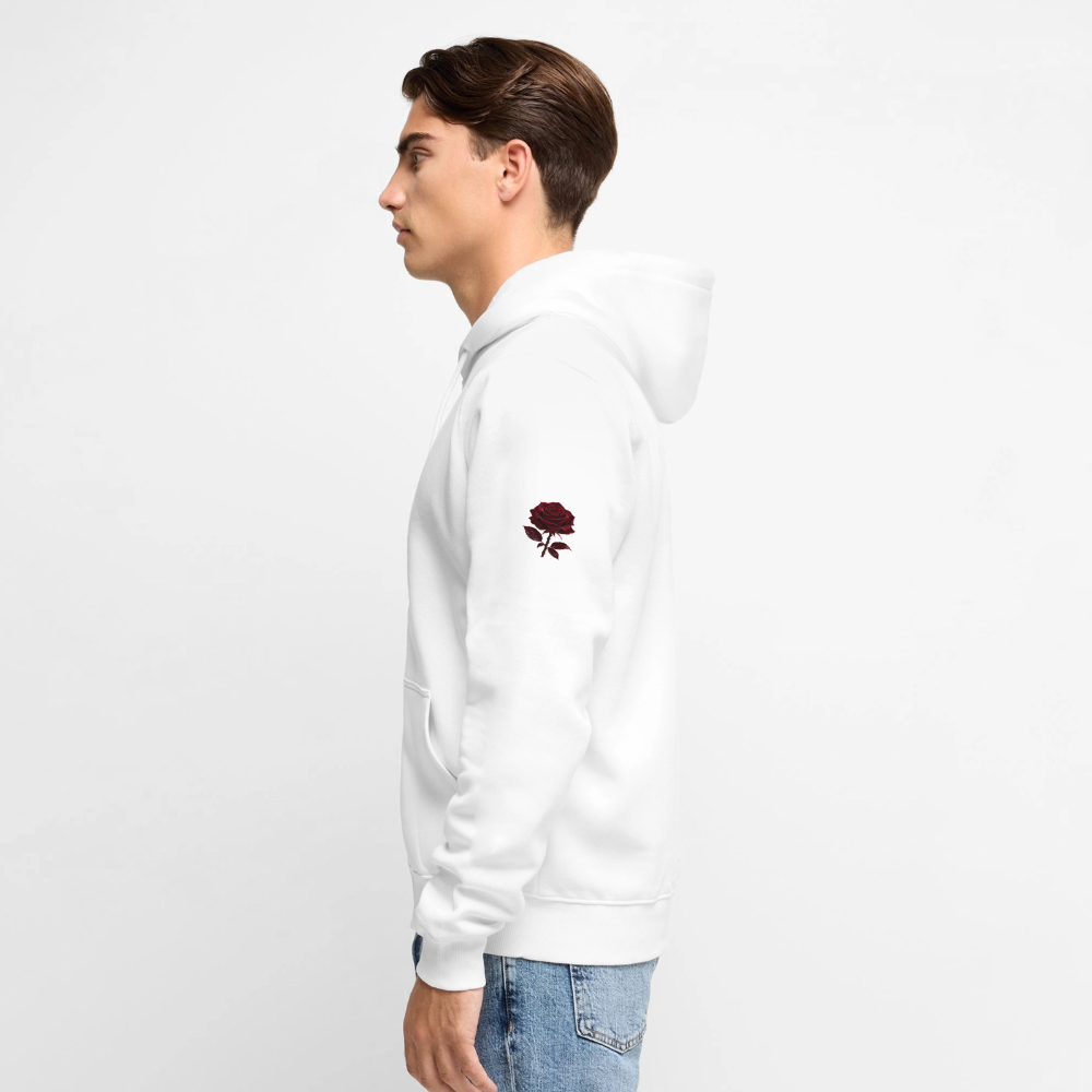 Männer Premium Kapuzenjacke - Weiß
