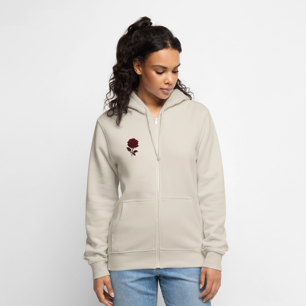 Männer Premium Kapuzenjacke - Beige