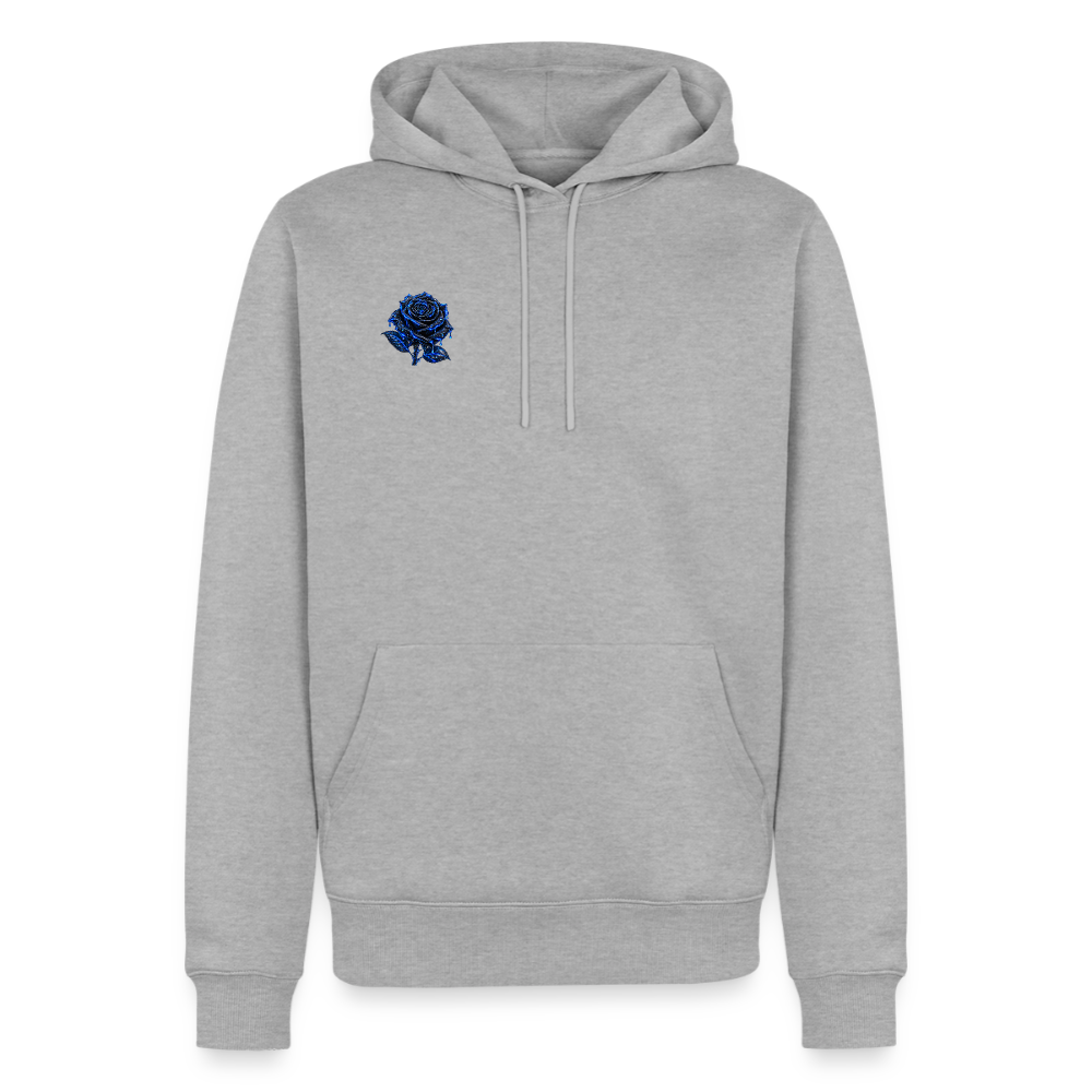 Männer Premium Hoodie - Grau meliert