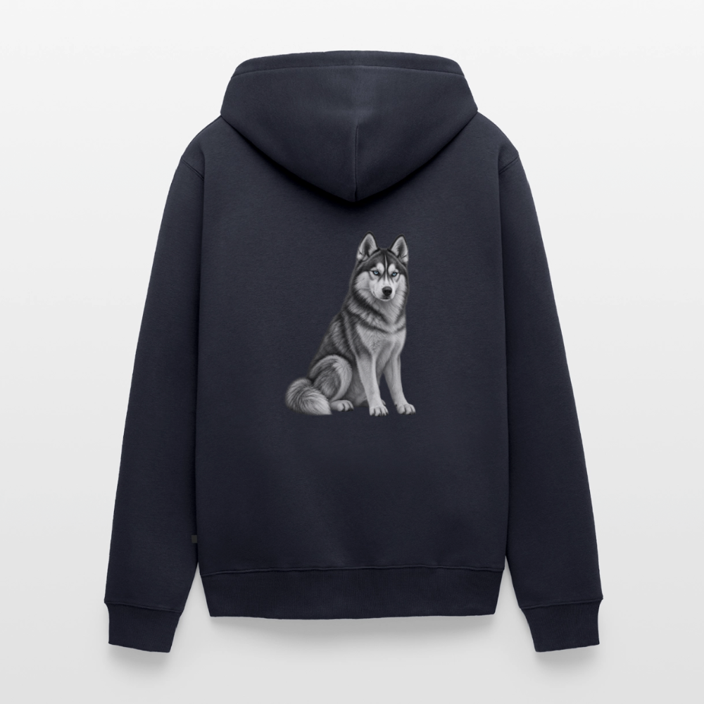 Männer Premium Kapuzenjacke - Navy