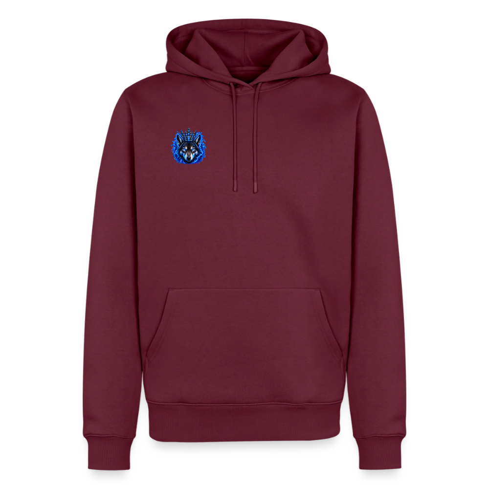 Männer Premium Hoodie - Burgunderrot