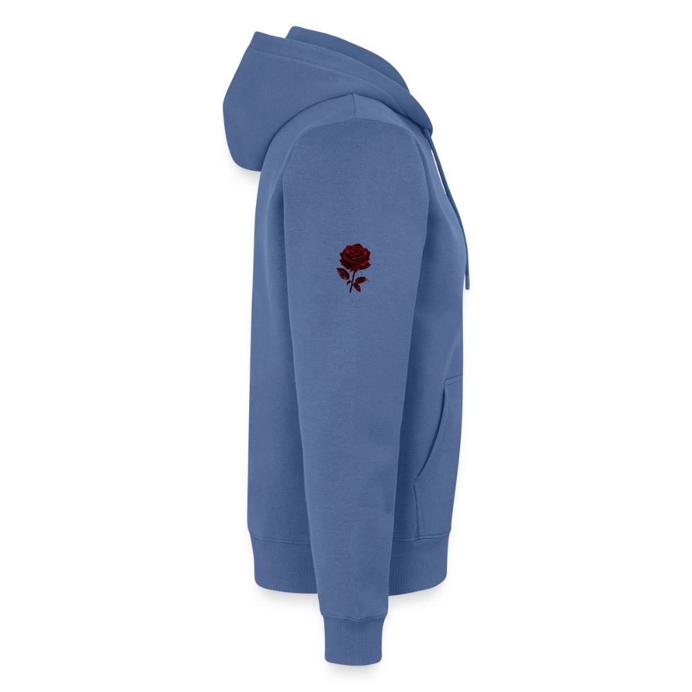 Männer Premium Kapuzenjacke - Taubenblau