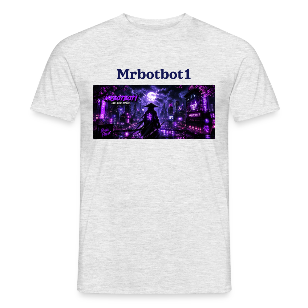 Männer T-Shirt - Grau meliert