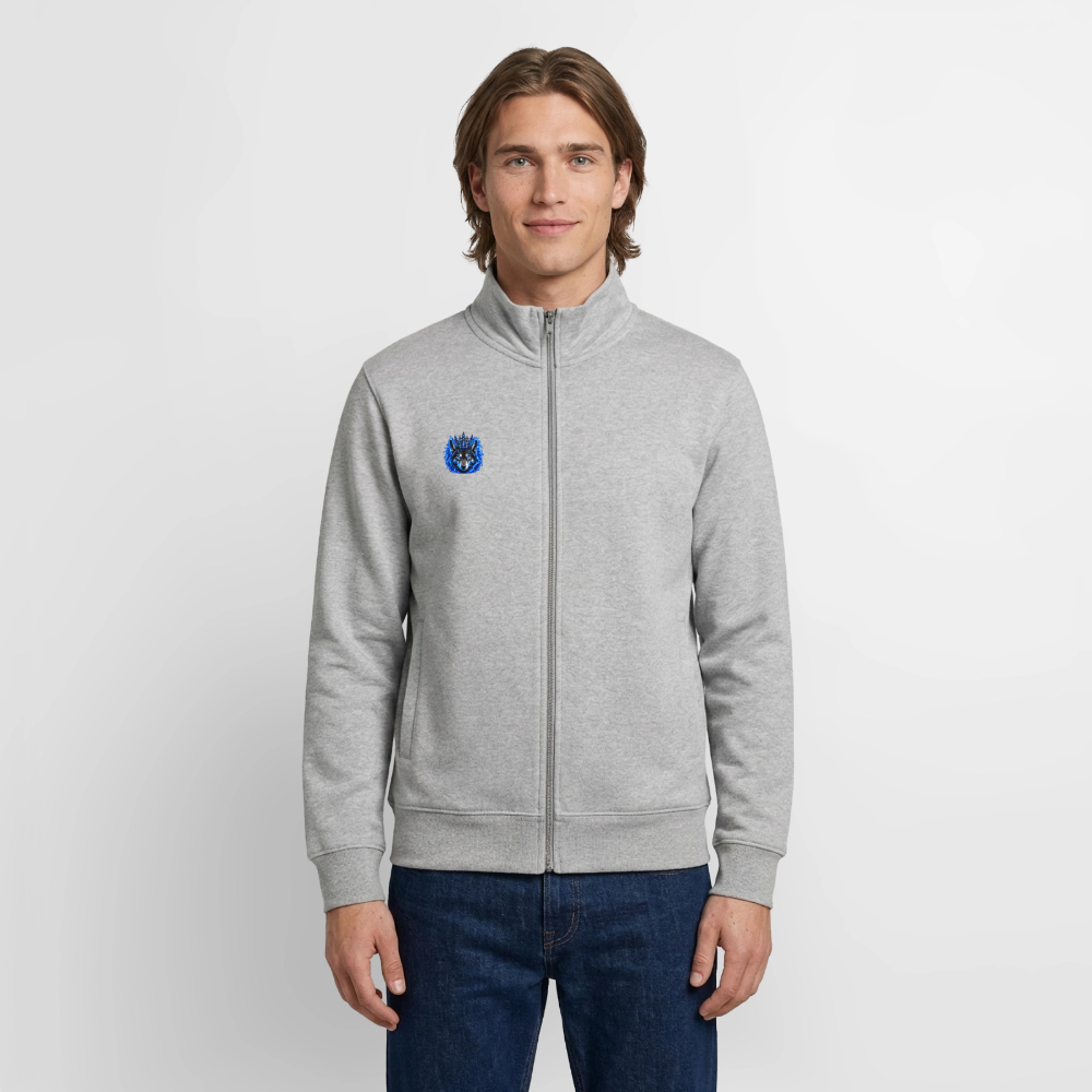 Unisex Organic Zip Sweatshirt von Stanley/Stella - Grau meliert