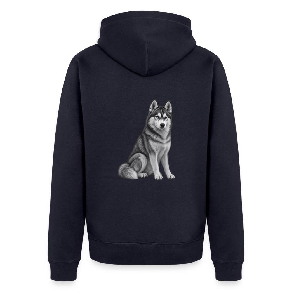 Männer Premium Kapuzenjacke - Navy