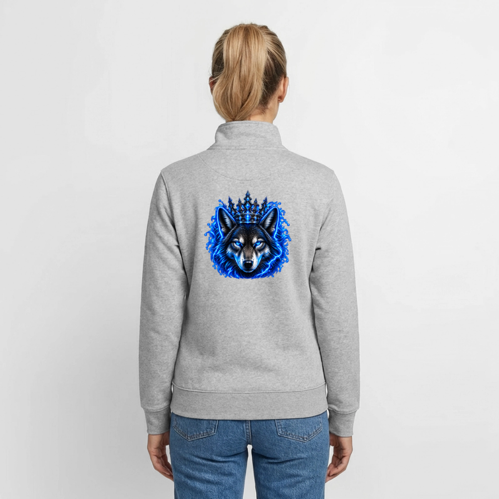 Unisex Organic Zip Sweatshirt von Stanley/Stella - Grau meliert