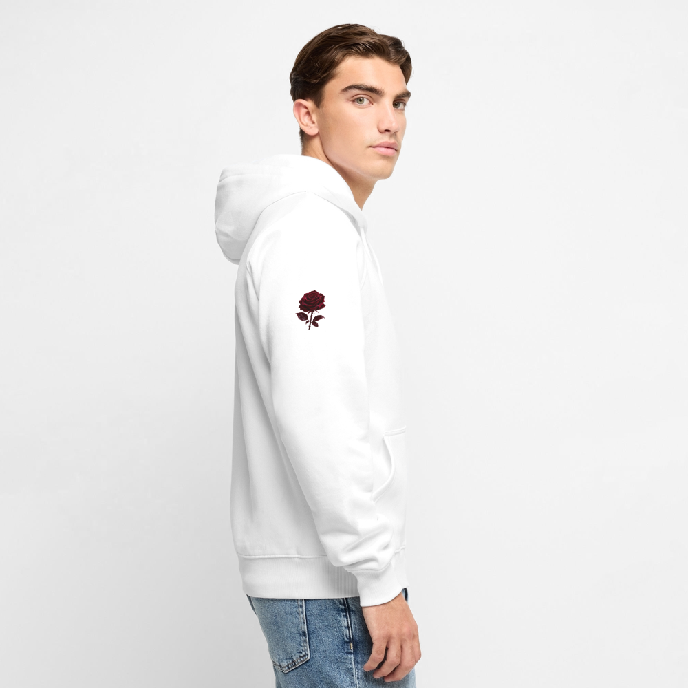 Männer Premium Kapuzenjacke - Weiß