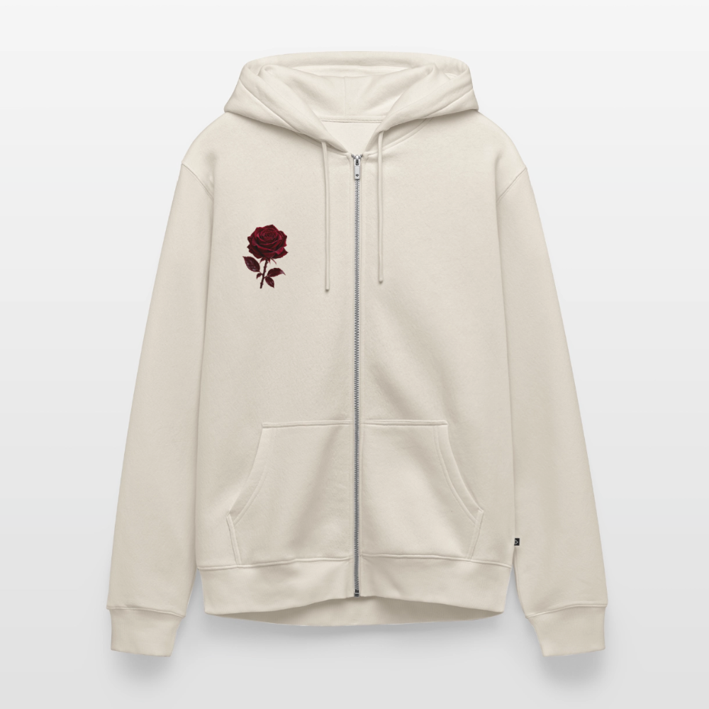 Männer Premium Kapuzenjacke - Beige