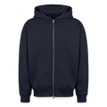 Oversized Heavyweight Unisex Zip Hoodie - Navy