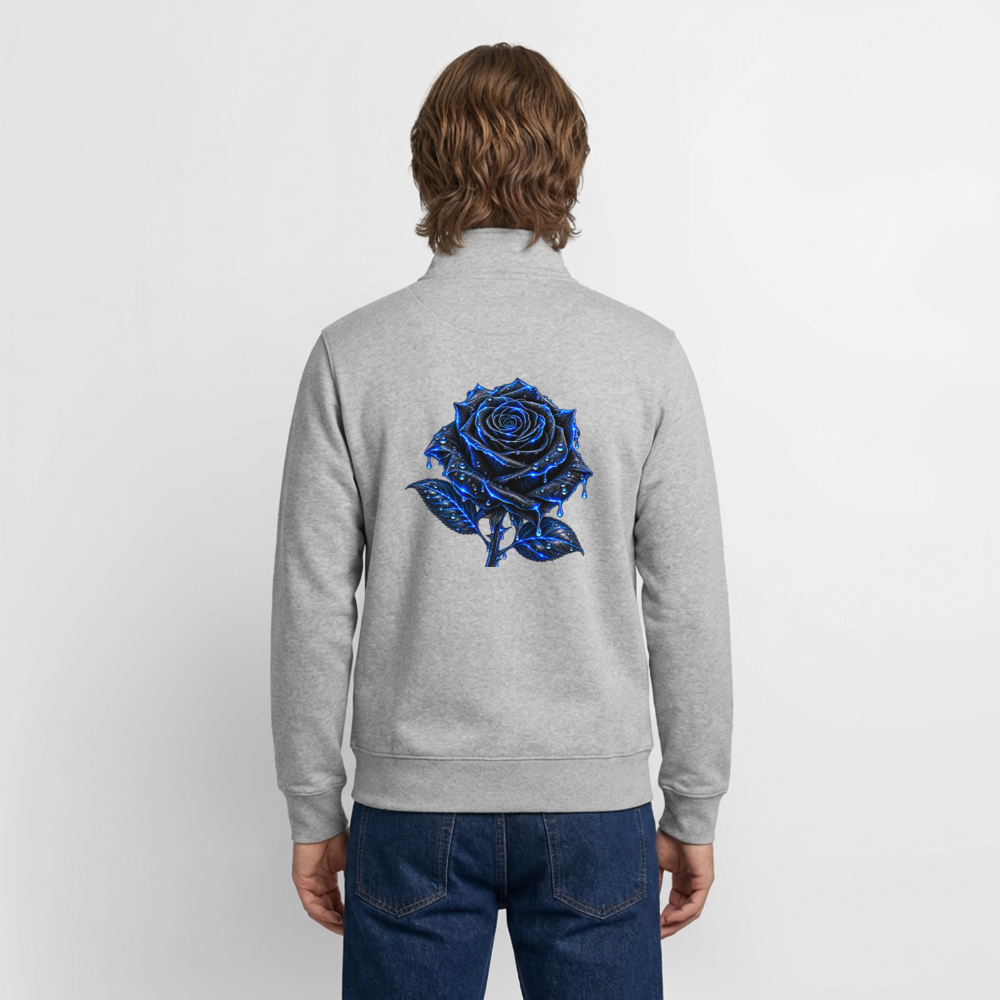 Unisex Organic Zip Sweatshirt von Stanley/Stella - Grau meliert