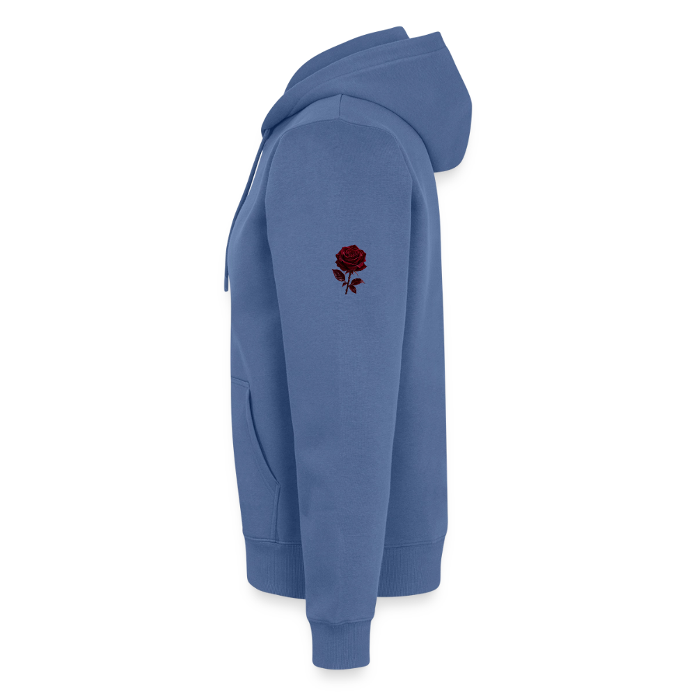 Männer Premium Kapuzenjacke - Taubenblau