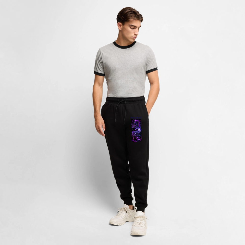 Männer Premium Bio Jogginghose - Schwarz
