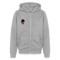 Männer Premium Kapuzenjacke - Grau meliert