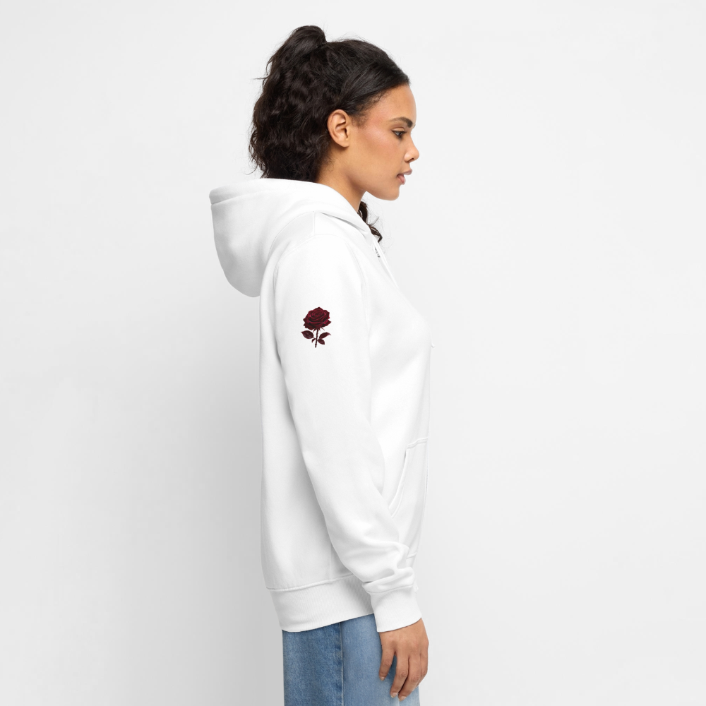 Männer Premium Kapuzenjacke - Weiß