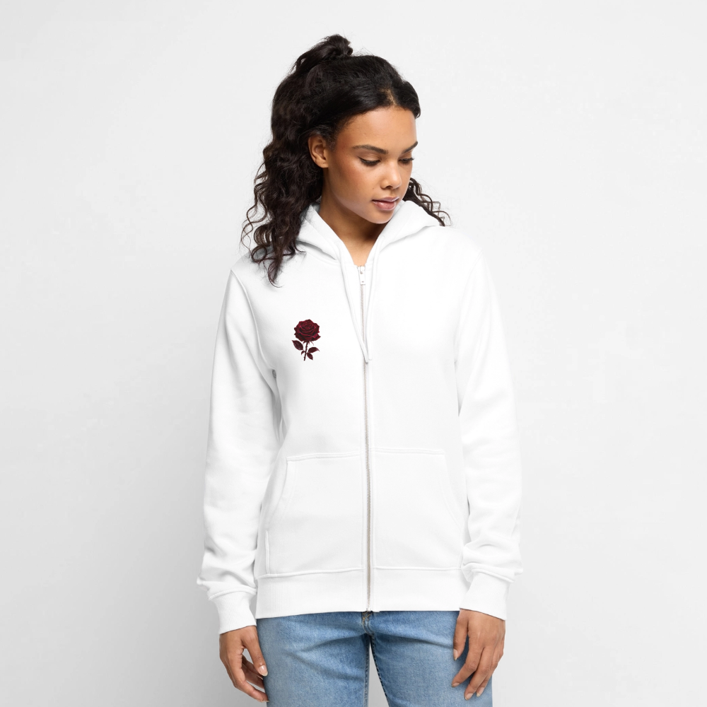 Männer Premium Kapuzenjacke - Weiß