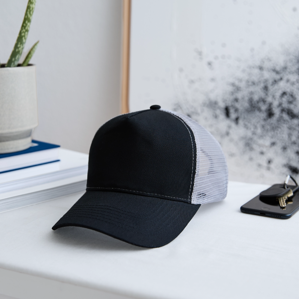 Trucker Cap - Schwarz/Steingrau