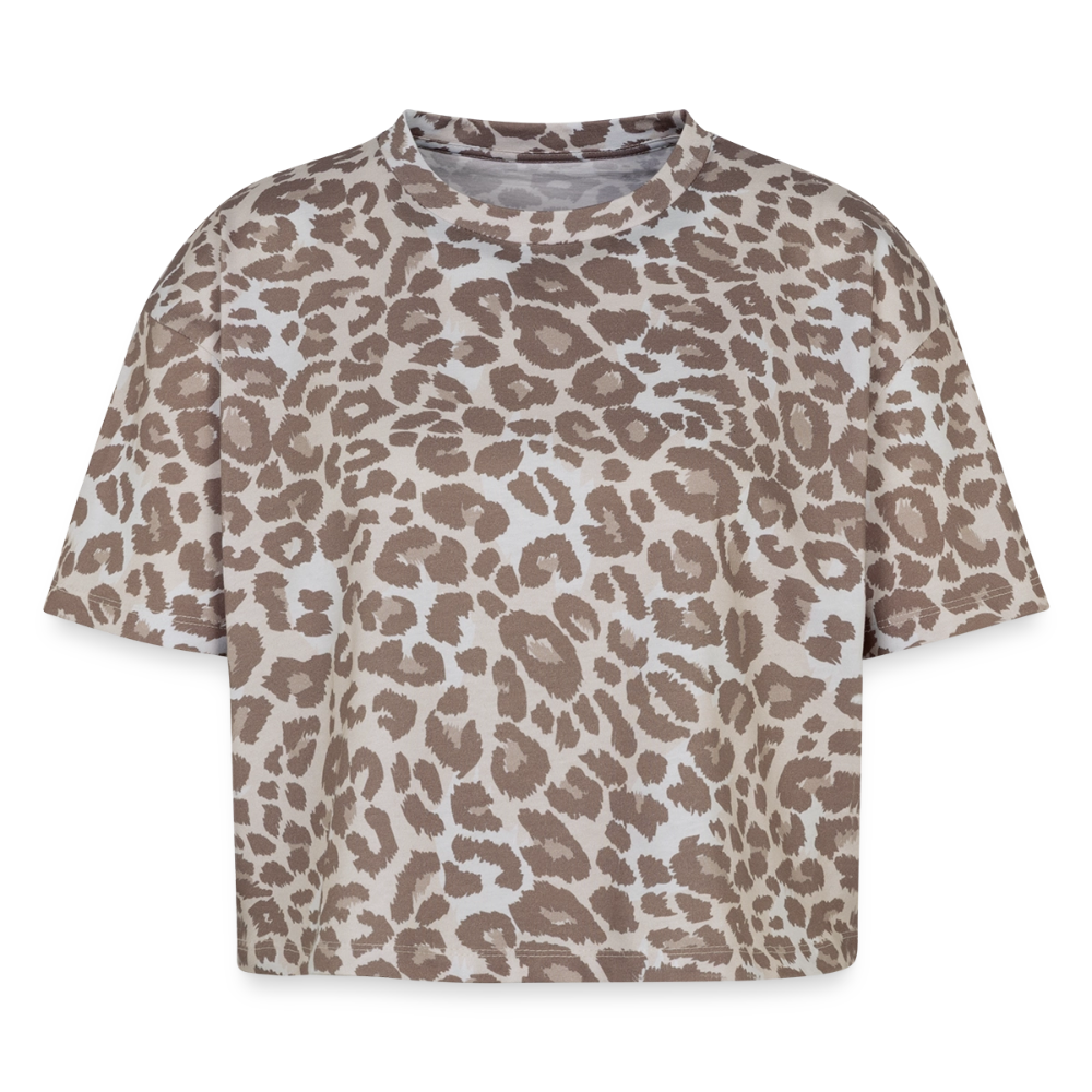 Boxy Leo Frauen Premium Organic T-Shirt - Leopard print