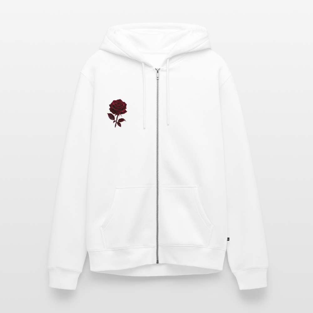 Männer Premium Kapuzenjacke - Weiß