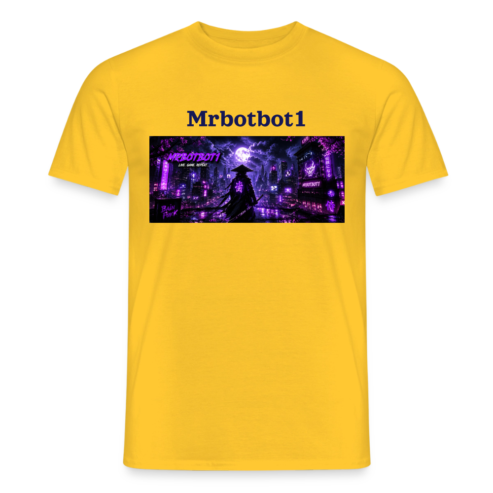 Männer T-Shirt - Gelb