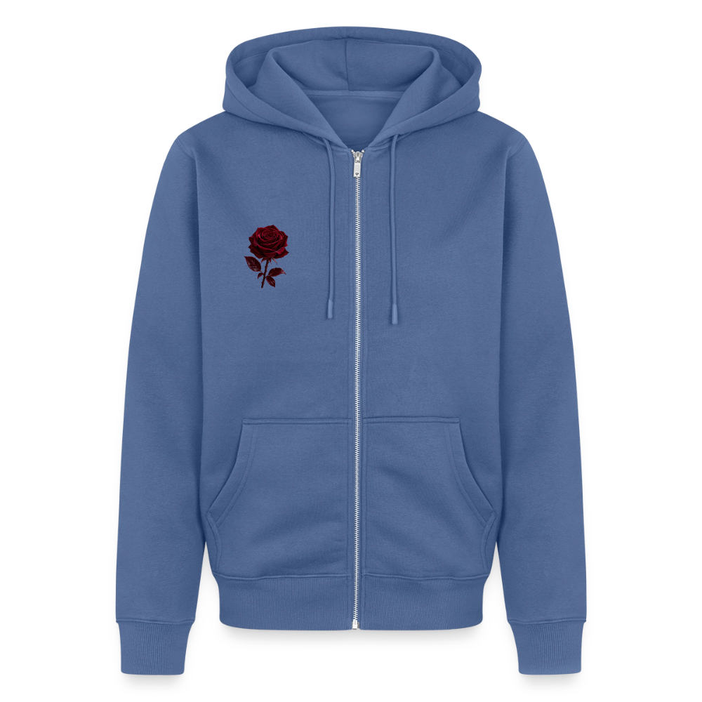 Männer Premium Kapuzenjacke - Taubenblau