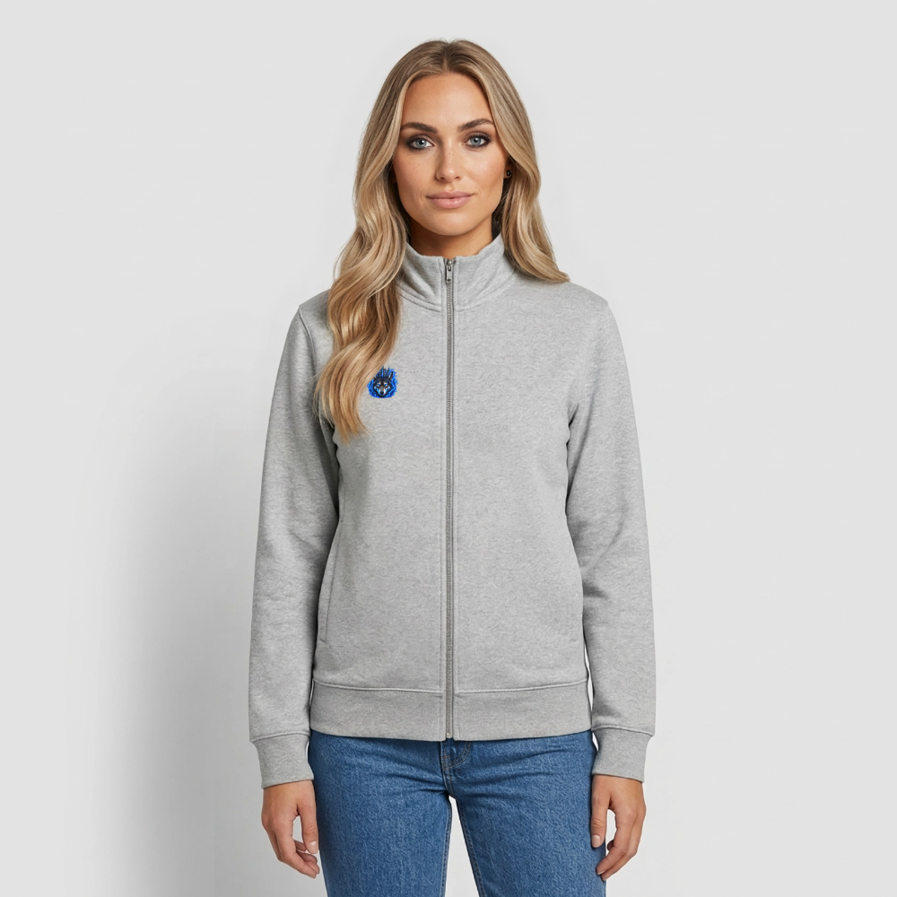 Unisex Organic Zip Sweatshirt von Stanley/Stella - Grau meliert