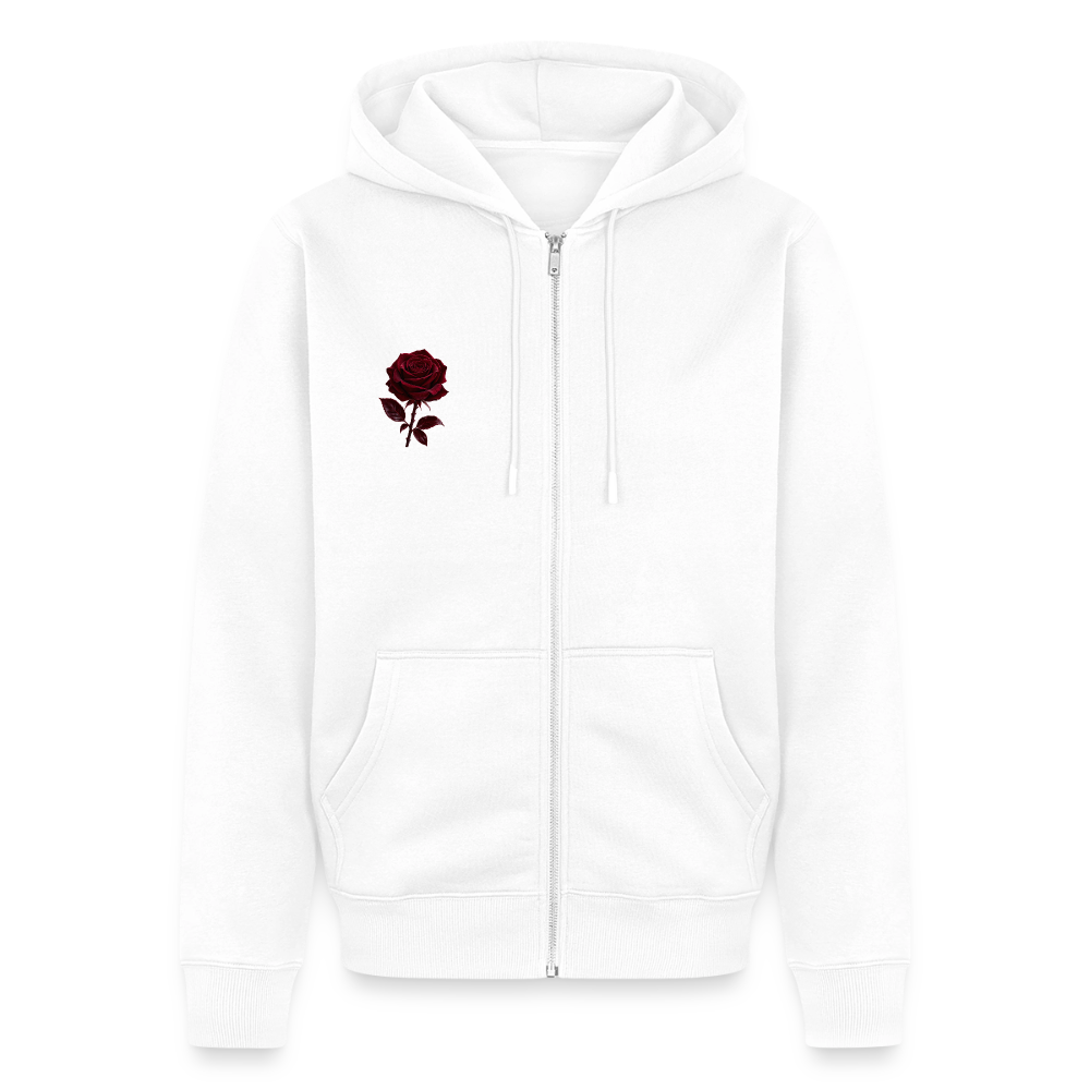 Männer Premium Kapuzenjacke - Weiß