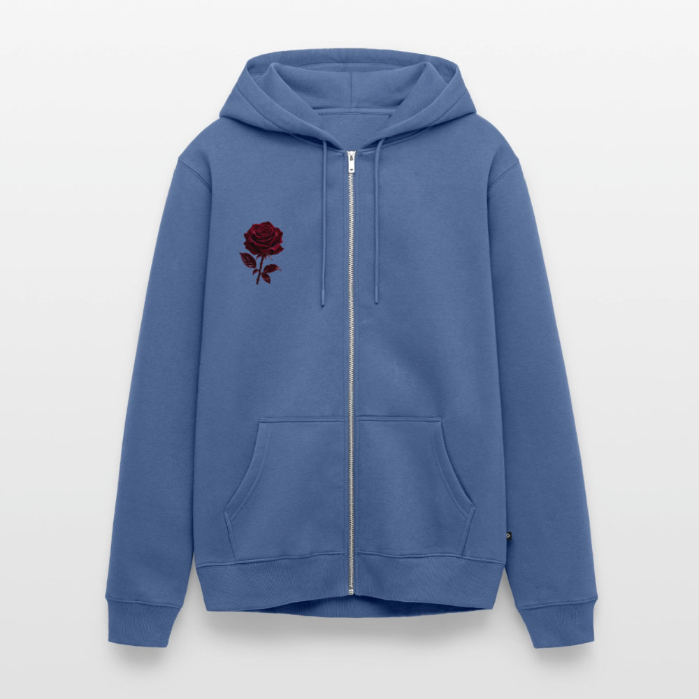 Männer Premium Kapuzenjacke - Taubenblau